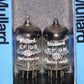 Matched Pair EF95 5654 6AK5W Mullard WHYTELEAFE Square Getter NOS Made in UK