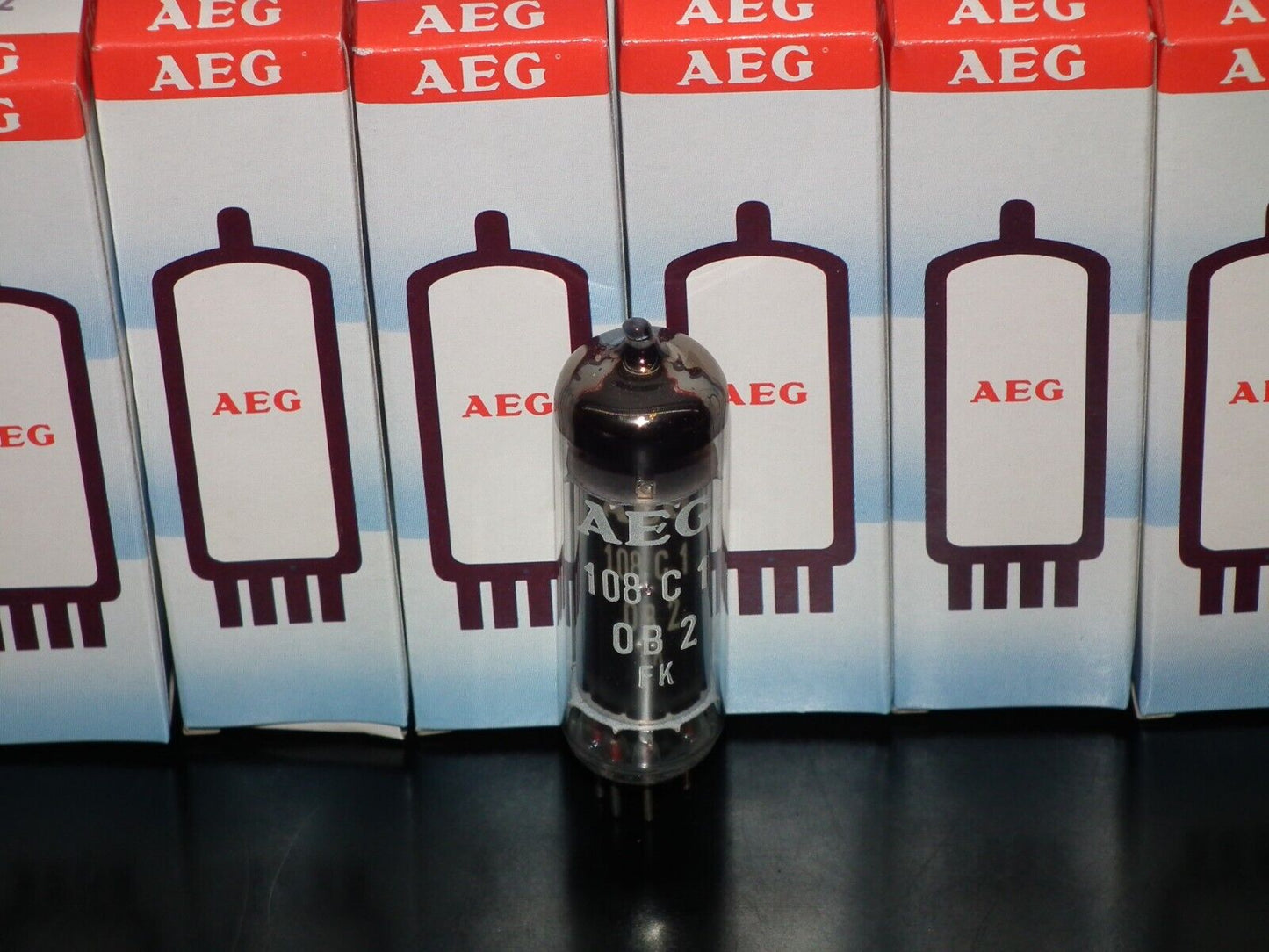 Ten (10 pcs) 108C1 AEG Telefunken NOS NIB 0B2 OB2 stablilisator tube STV108/30