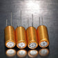 Four vintage NOS electrolytic capacitors 470uF 16V ROE Gold Serie Germany 470mfd