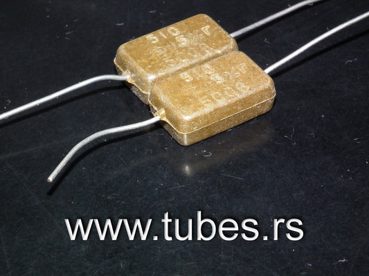 Two Silver Mica Capacitors KSO2 510pF 500V Soviet Audio Grade Caps