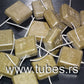 Two vintage Silver Mica NOS KSO capacitors 10nF / 10000pF 250V