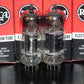 Platinum Matched pair 6350 RCA NOS NIB Rare Black Anodes Carbonized Nickel 1961