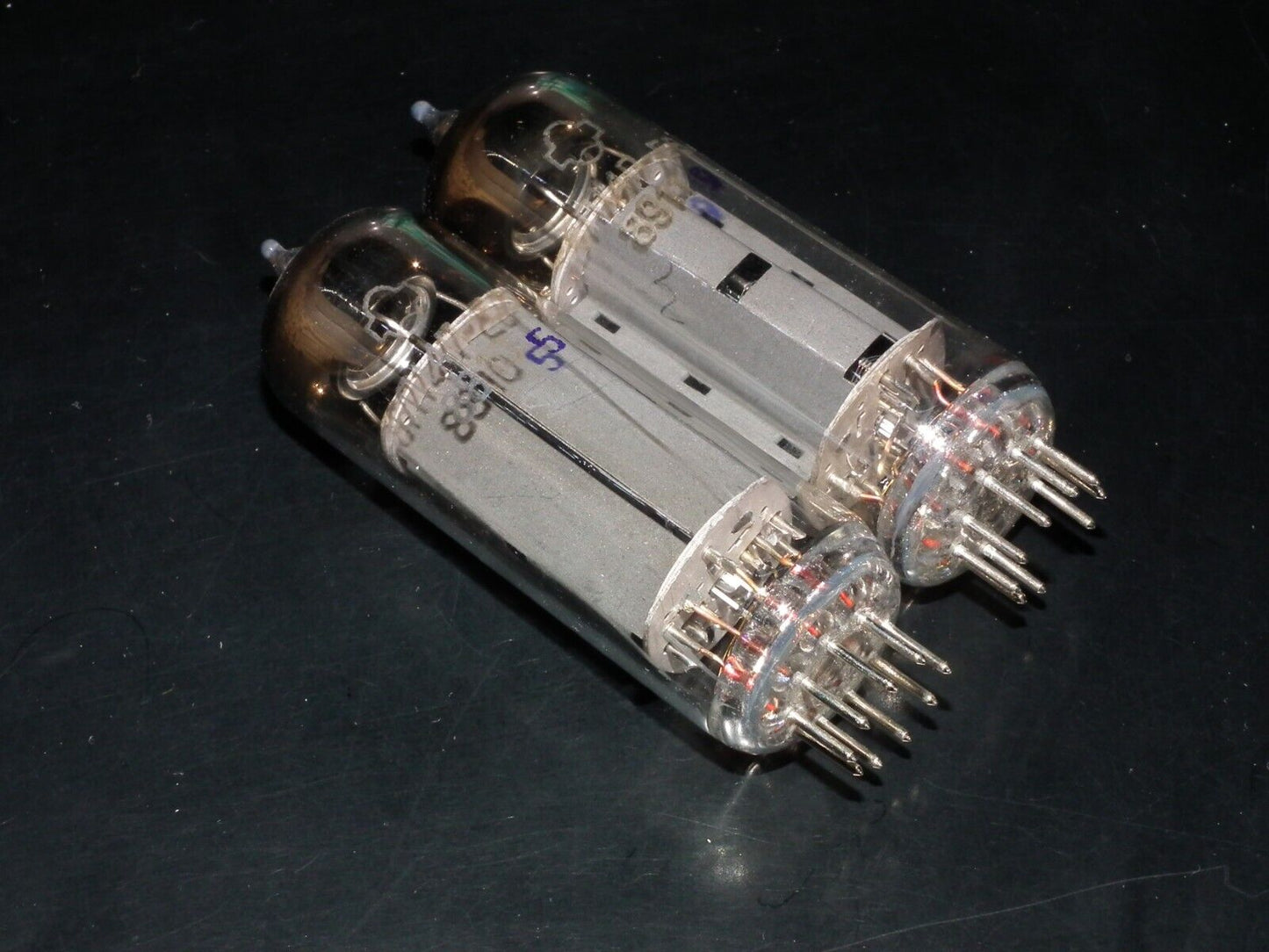 Matched Pair (2 tubes)  6P14P-EV EL84 6BQ5  Reflektor Saratov late 80s
