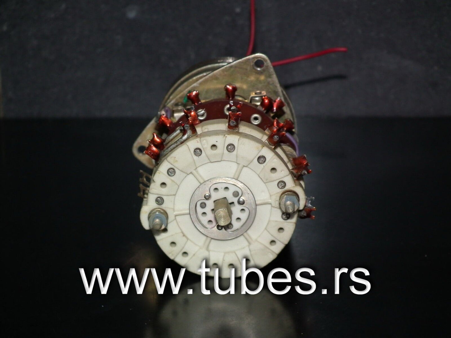 MOTORIZED CERAMIC SWITCH - DUAL SECTION 6 POSITIONS - RF AMPLIFIER ANTENNA TUNER