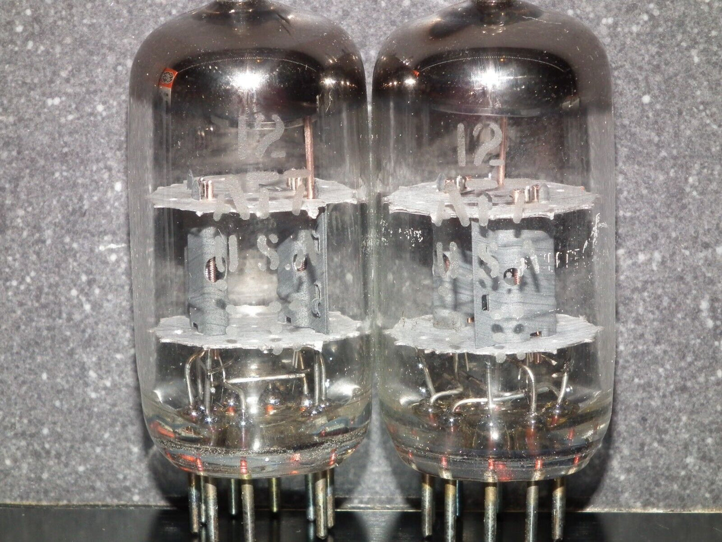 12AT7 GE ECC81 Matched Pair Used Tested 85%, made by General Electric for HP