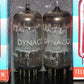 ECC83 Telefunken 12AX7 Matched Pair Smooth plates, diamond bottom, DYNACO USED 1