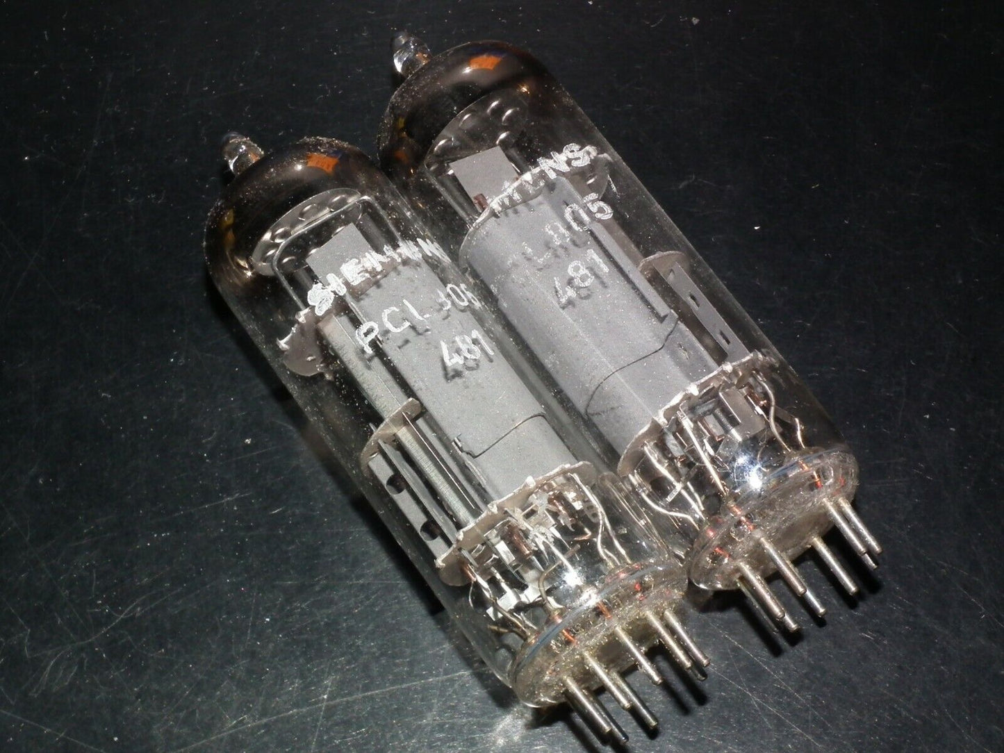 Matched Pair (Two tubes) PCL805 Siemens Triode Pentode Tube NOS NIB