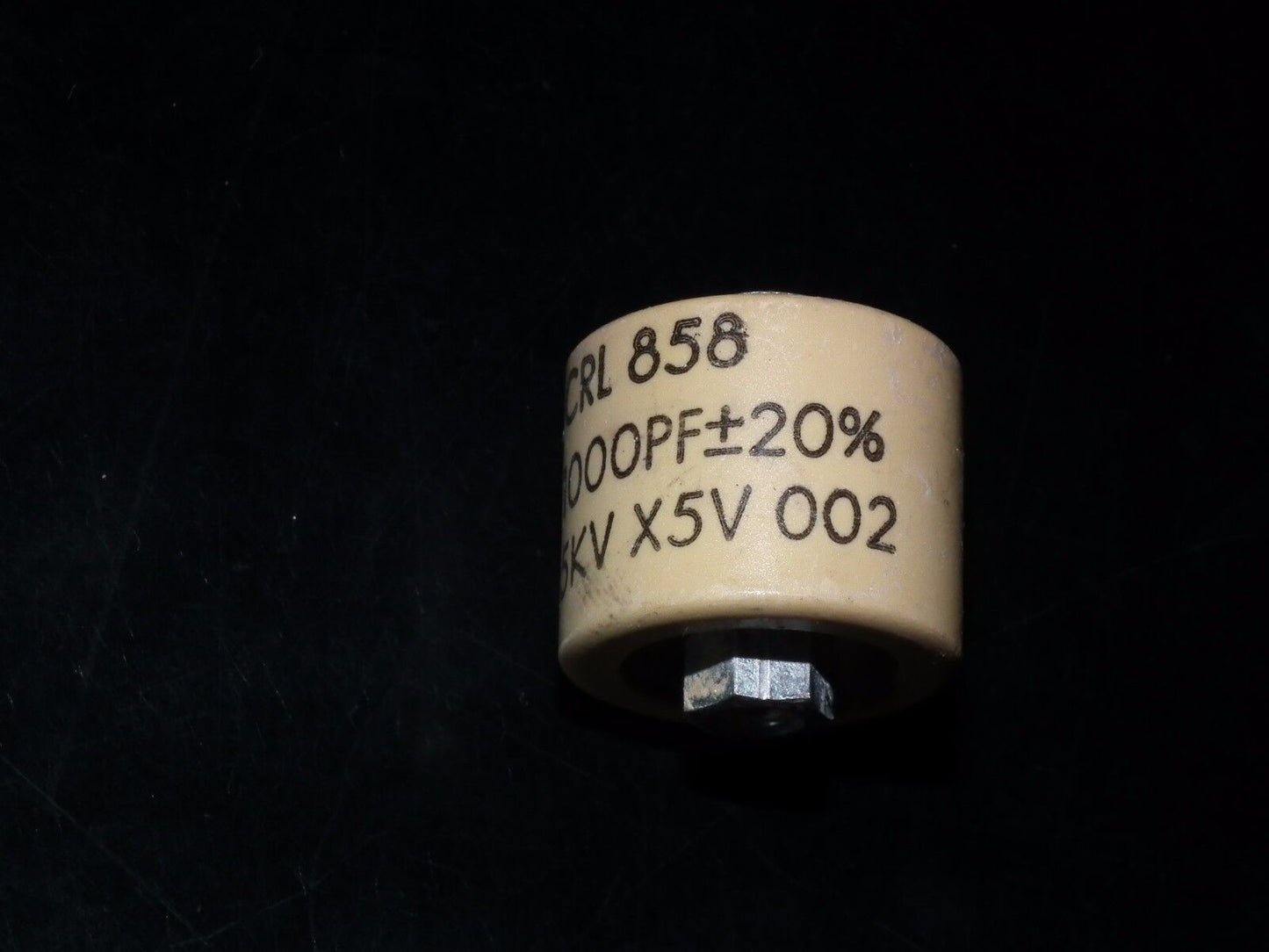Doorknob Capacitor CRL 858 - 1000pF 5KV 1nF/5000V for ham radio amplifiers