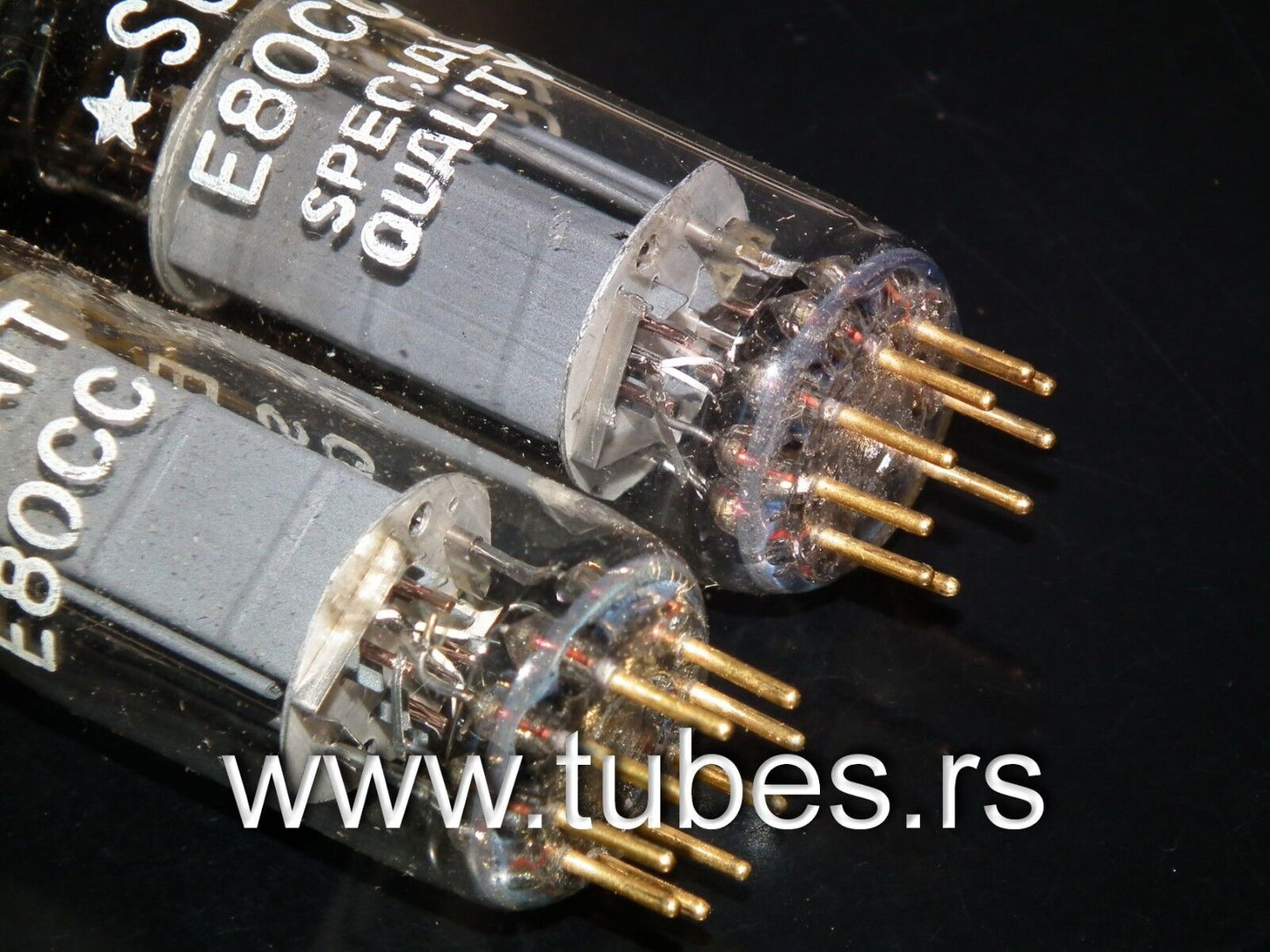 Philips E80CC 6085 Platinum Matched pair (Rare D Getter, PINCHED WAIST!) NOS NIB