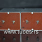 Two vintage Siemens electrolytic capacitors 50uF / 70V Klangfilm, Germany