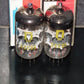Matched pair ECC85 RFT NOS NIB Inclined Big O Getter, early 60s