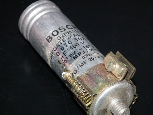One vintage PIO capacitor 1 uF / 400V BOSCH West Germany 1960 DIY Tube Audio