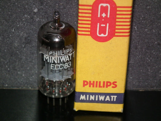 ECC83 12AX7 Siemens rebranded Philips NOS NIB, tested strong and balanced 1966