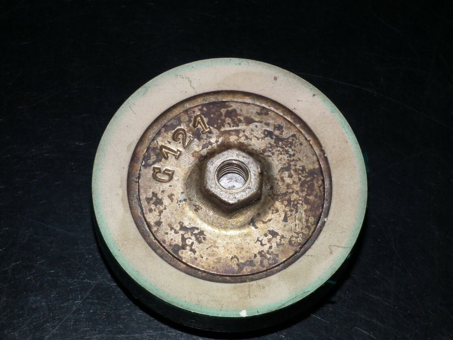 LCC France 50pF 10KV doorknob capacitor for professional broadcast Used Tested