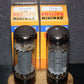 EL34 6CA7 Tesla Czechoslovakia Platinum Matched Pair Tested NOS