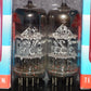 NOS Matched Pair ECC81 Telefunken 12AT7 Diamond Bottom Same Codes West Germany