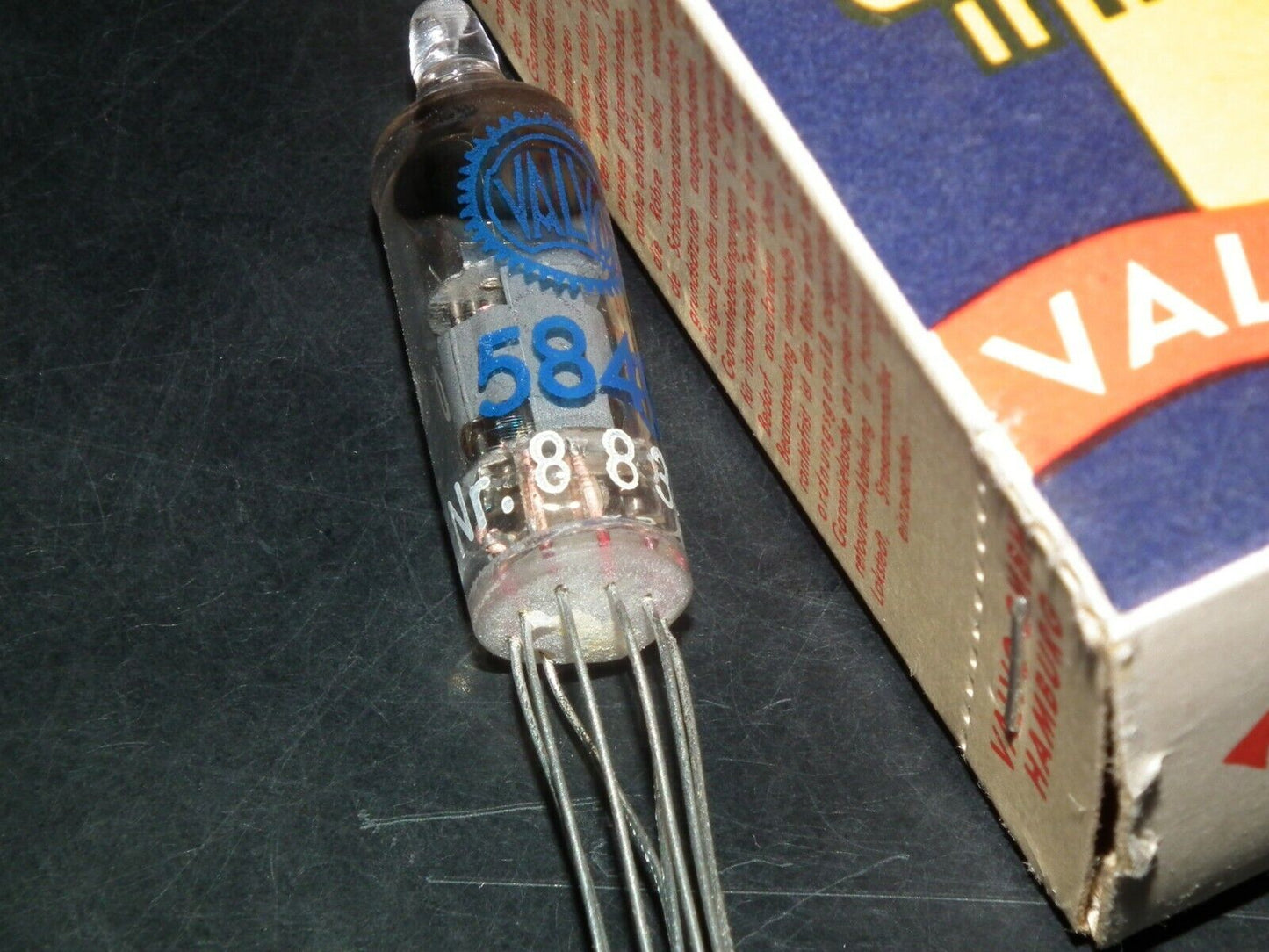 5840 Valvo pencil ( subminiatur ) tube Made in West Germany, Hamburg