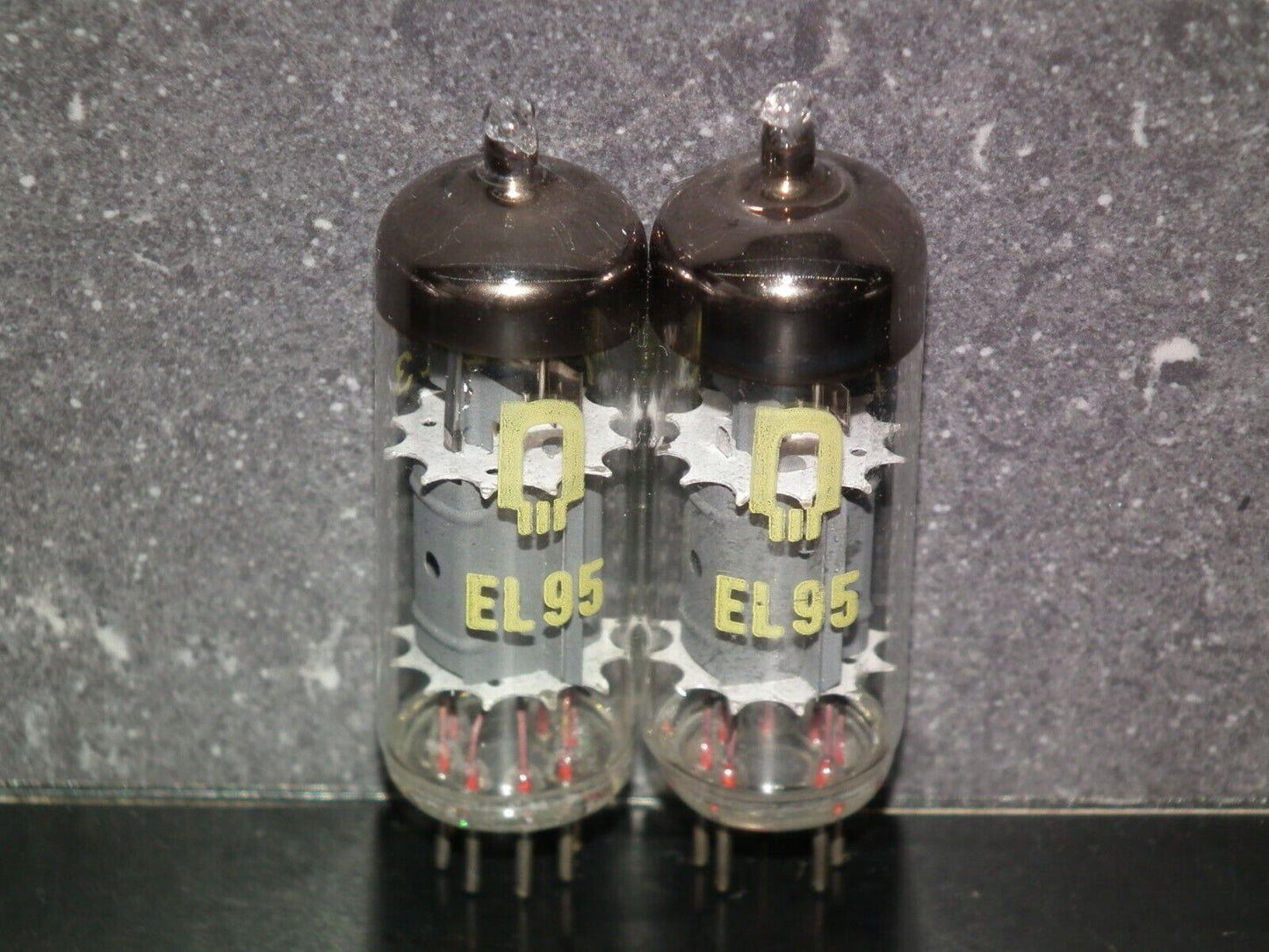 EL95 6DL5 RFT East Germany platinum matched pair NOS