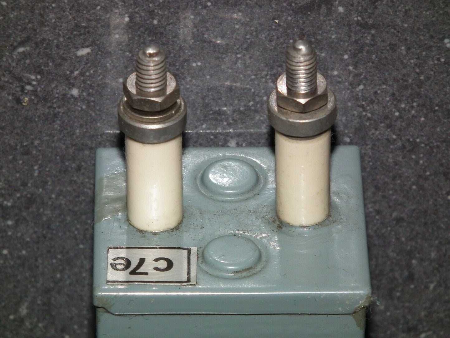 One vintage Siemens PIO capacitor 0.25u 4kV Klangfilm Made in West Germany 1975