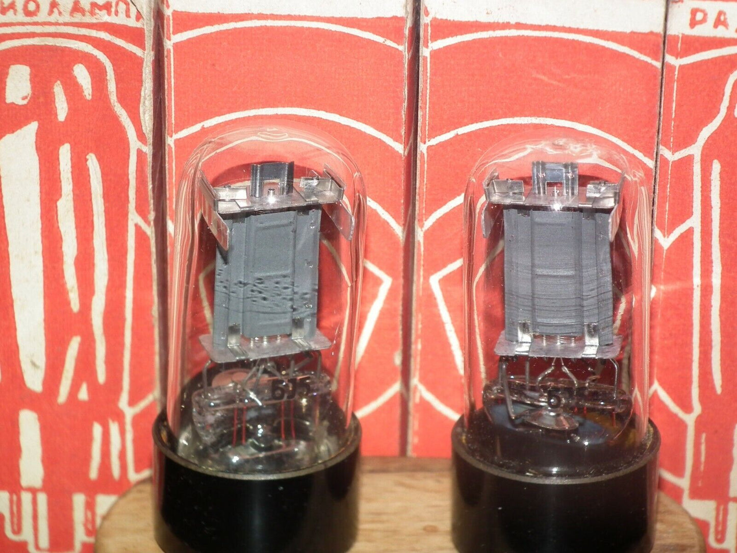 Platinum Matched Pair 6J5 NEVZ NOS NIB Made in Soviet Union (6J5G 6J5GT)