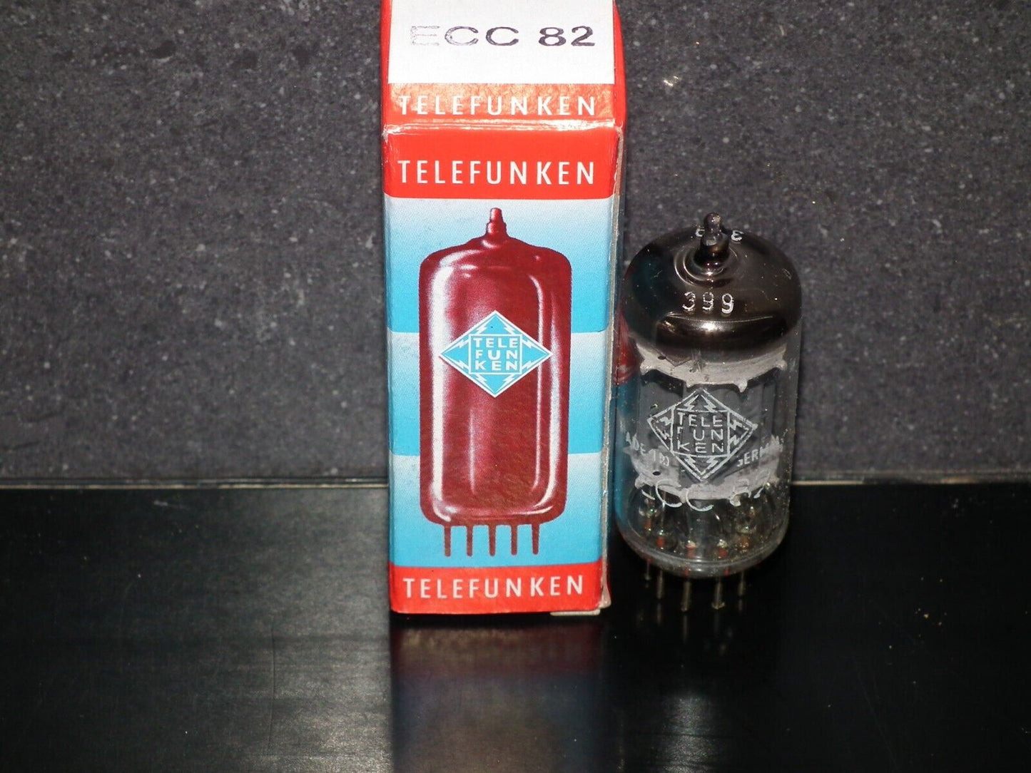 NOS ECC82 Telefunken 12AU7 Diamond Bottom Same Codes West Germany