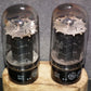 6L6GB GE Pair, Made in US in 1957, top square getter, used, tested 85%