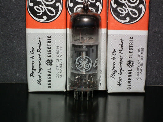 6CX8 GE NOS NIB vacuum tube pentode