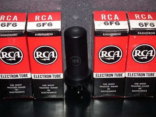6F6 RCA NOS NIB Original Boxes Made in US