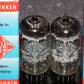 NOS Matched Pair ECC82 Telefunken 12AU7 Diamond Bottom Same Codes West Germany