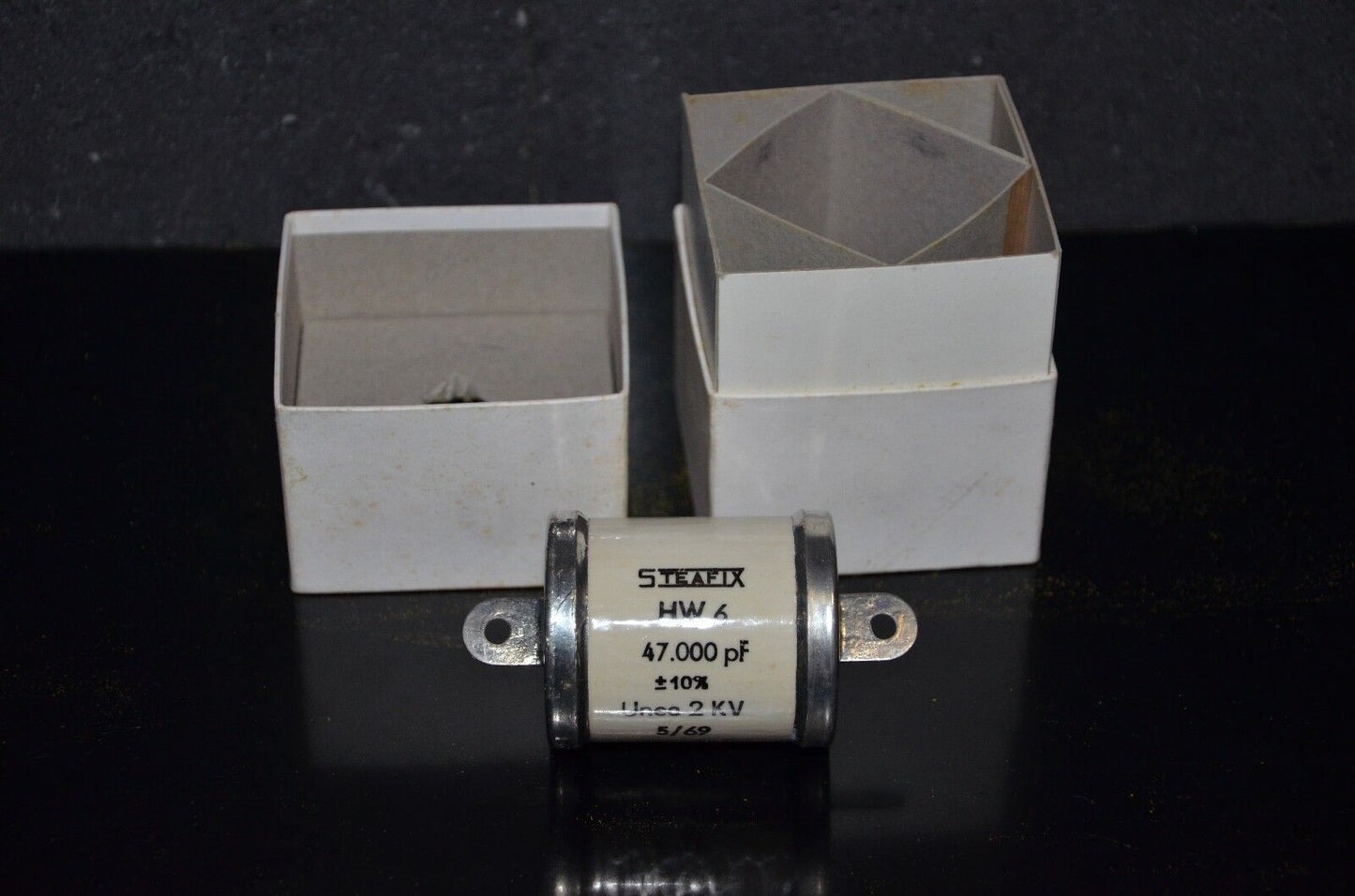 47000pF 2KV Steafix capacitor for professional broadcast and ham radio