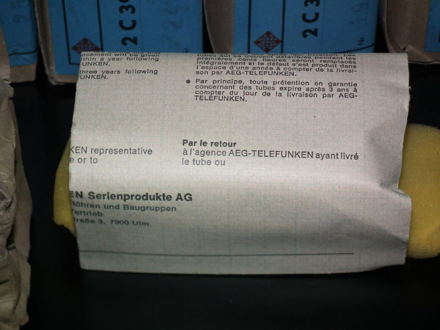 2C39BA Telefunken W. Germany transmitter tube HAM radio & professional broadcast