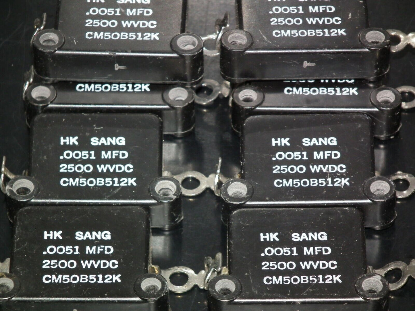 One vintage NOS MICA capacitor 0.0051 mfd 2500V Sangamo USA 5100pf 2.5KV