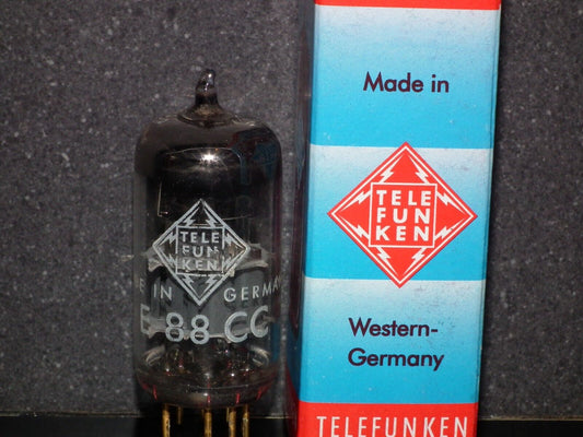 E88CC Telefunken 6922 Tested NOS 135% Diamond Bottom Ulm West Germany