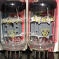 Matched pair ECC85 RFT NOS NIB Inclined Big O Getter, early 60s