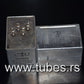 Two vintage Siemens PIO capacitors 4+4 uF 160V Klangfilm Made in W. Germany 1978