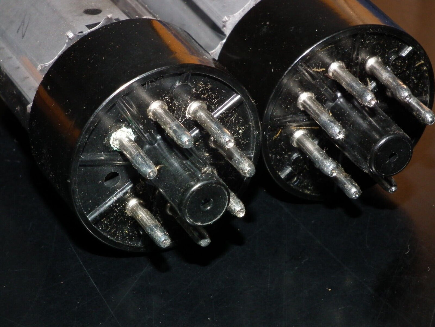 EL34 Siemens 6CA7 NOS NIB Platinum Matched pair WELDED PLATES OO getter EI Nis