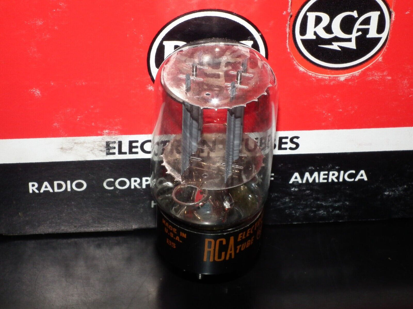 5V4GA RCA USA GZ32 O Getter NOS - TESTED 100%