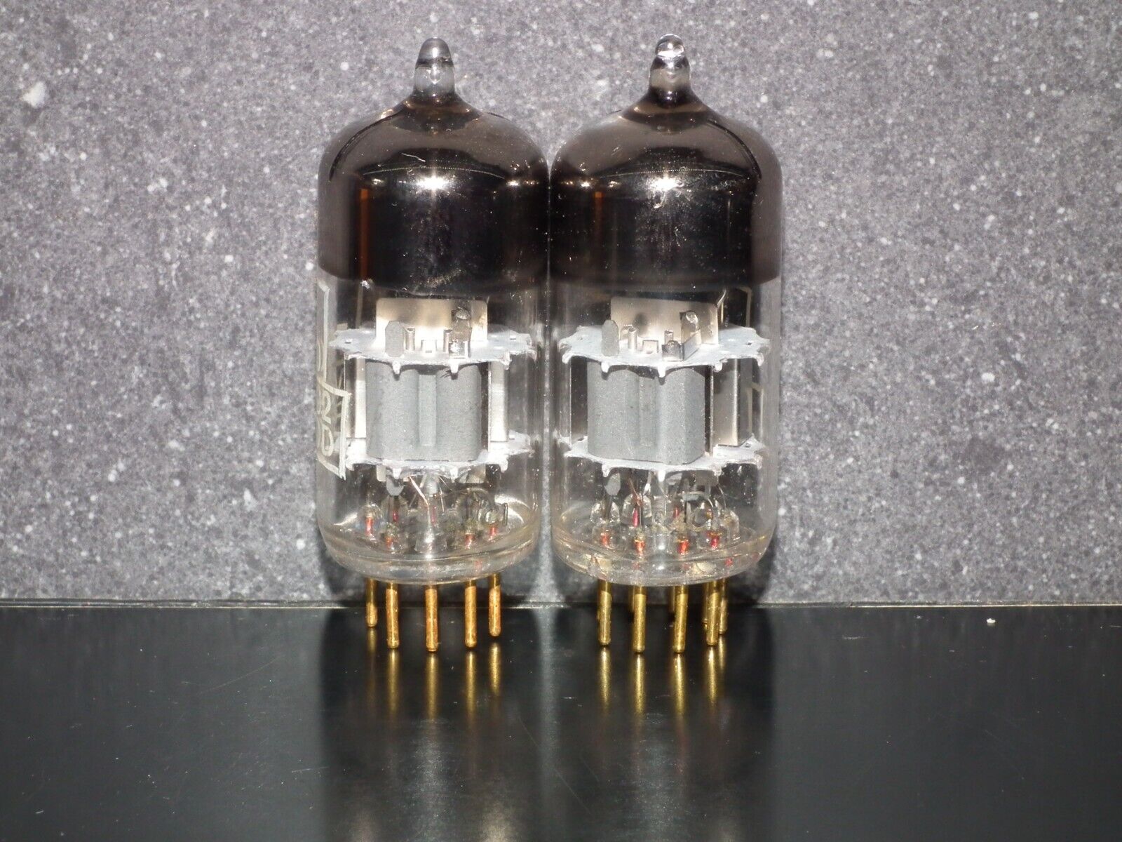 Platinum Matched Pair CV2492 Mullard Mitcham E88CC ECC88