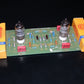 DYNACO ST-70 6GH8A / 6GH8 COMPLETE STUFFED PC-3 DRIVER BOARD (Retro Phenolic Look) WITH TUBES (NOS Platinum matched pair of 6GH8A EI Philips)