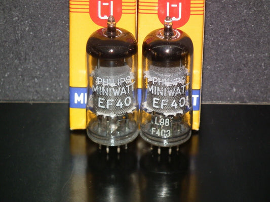 One (1 tube)  EF40 Philips France Suresnes NOS NIB Mesh plate