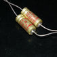 Two vintage electrolytic capacitors FRAKO 100uF 6V NOS Made in West Germany 70s