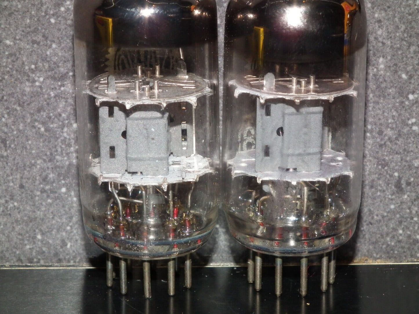 ECC81 12AT7 Valvo  (Used, matched pair) Siemens Halske Munich tube plant 60s