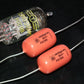 Two polystyrene capacitors 46000pF 0.046uF 250V ISKRA SIEMENS 1974 HI End Tube