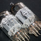 ECC83 12AX7 Matsushita Used tested NOS Matched Pair RARE inclined big O getter