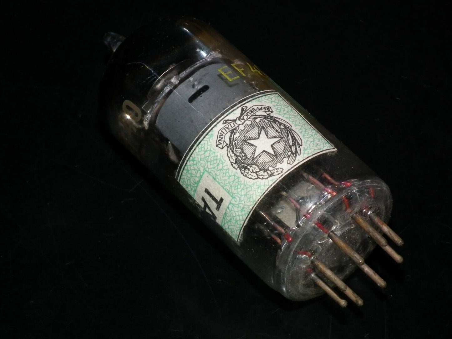 EF40 Tungsram Austria RARE Foil Disc Getter late 50s Low Noise Audio