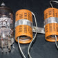 Two (2 pcs) Vintage NOS Capacitors Cornell Dubilier 100uF 6V
