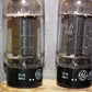 6L6GB GE Pair, Made in US in 1957, top square getter, used, tested 85%