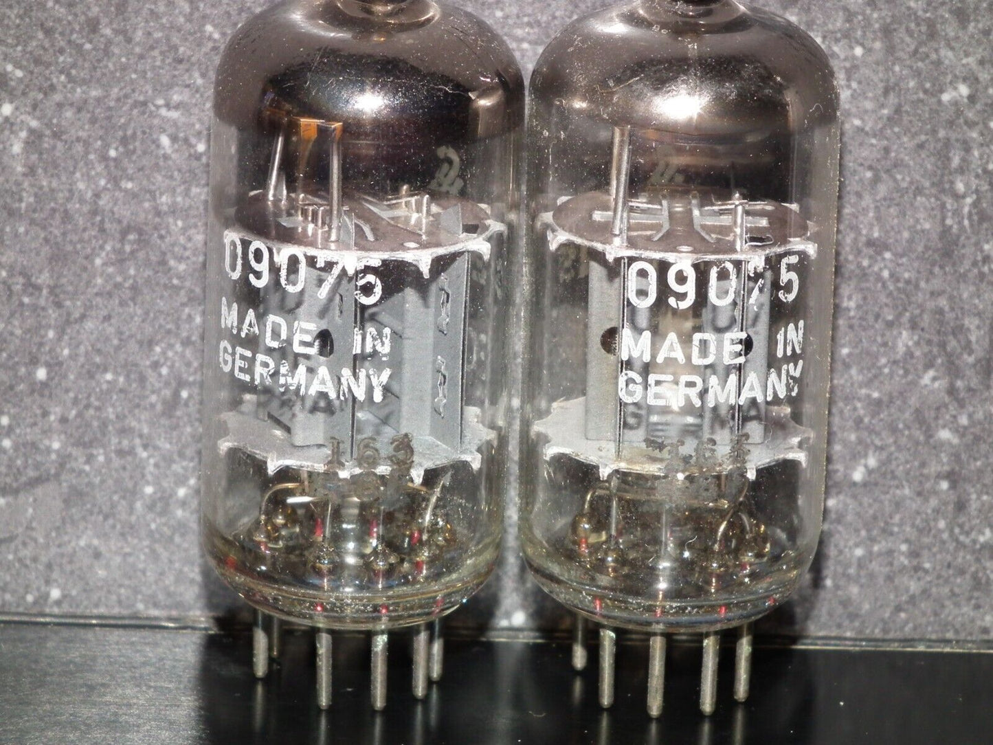 Pair ECC83 Siemens 12AX7  Used Tested 85% Double Getter Support Munich Codes