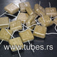 Two vintage Silver Mica NOS KSO capacitors 10nF / 10000pF 250V