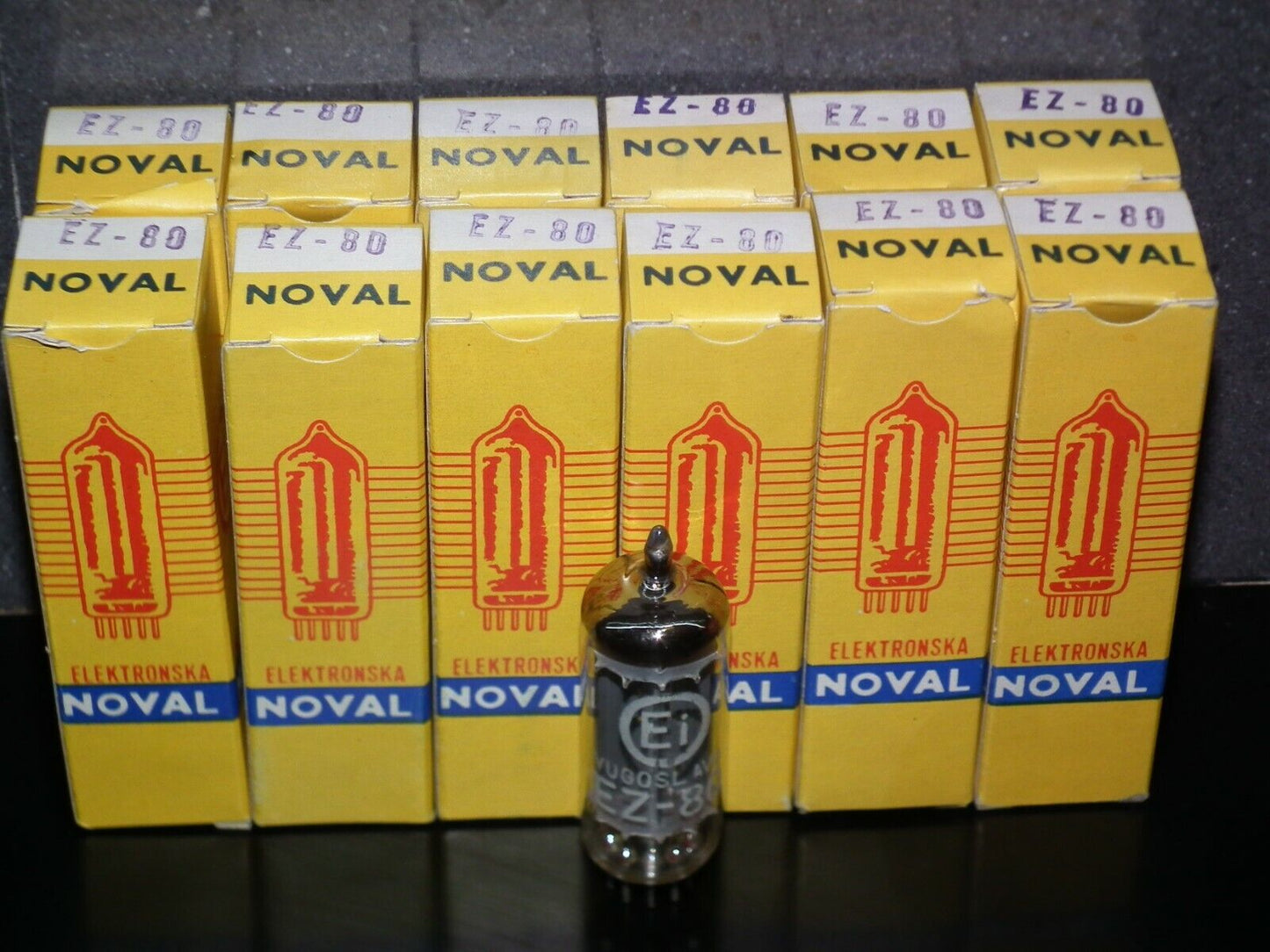 EZ80 EI Philips 6V4 NOS NIB made in Yugoslavia in late 60s